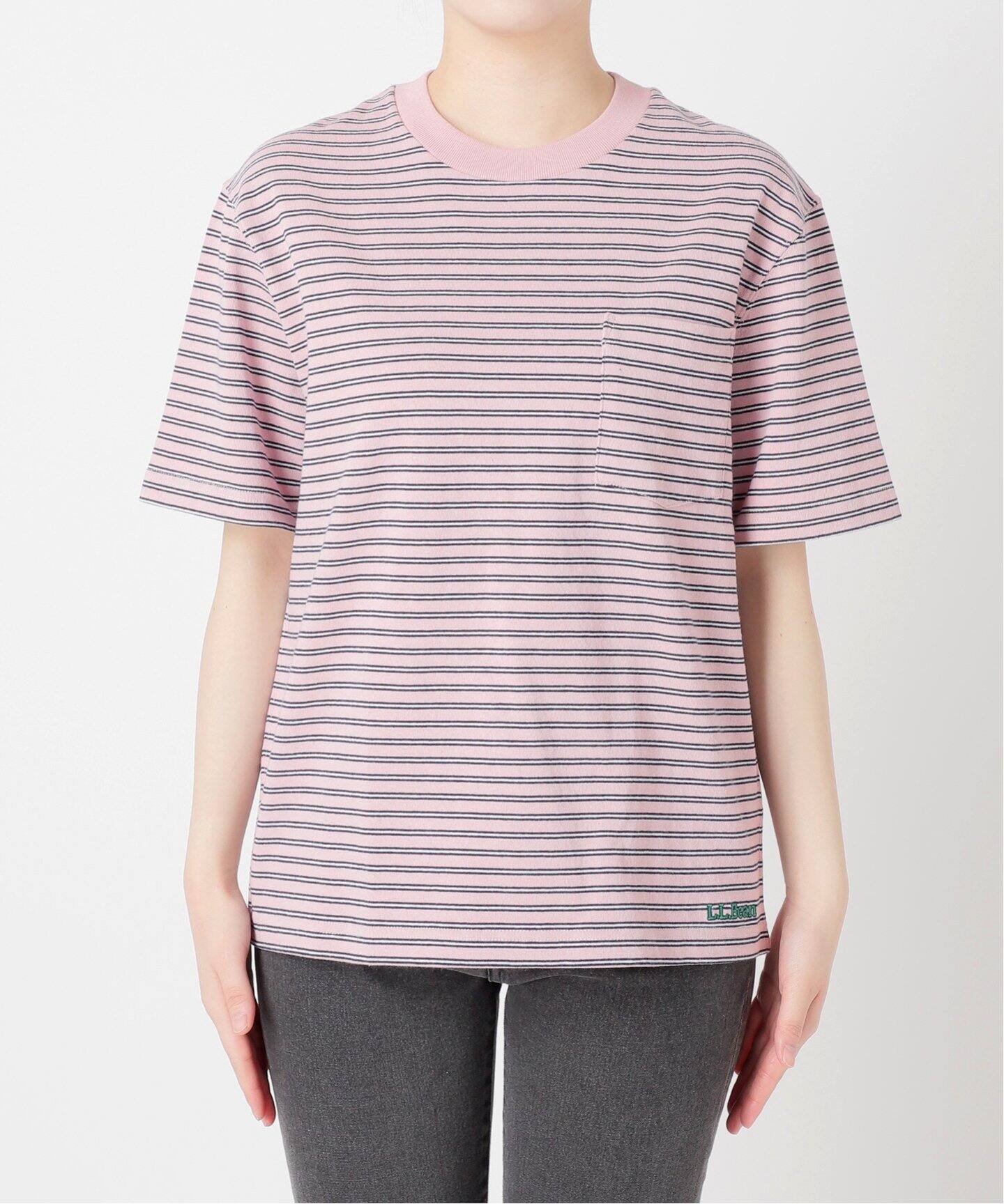 エルエルビーン　ジャーナルスタンダードレリューム　ボーダーTシャツ L.L.Bean/エルエルビーン】Union Short Sleeve Stripe Tee：T