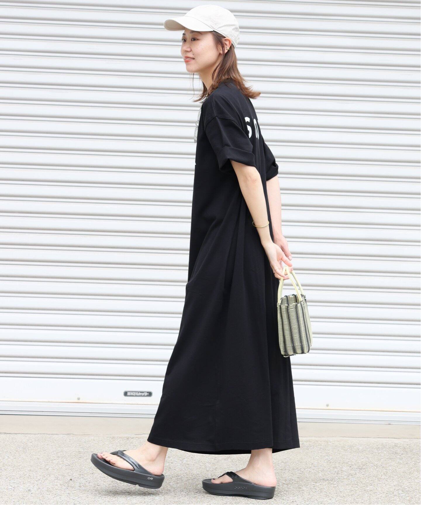 新品 ジャーナルスタンダードレリューム 別注 スノーピーク Tシャツワンピース 追加2》別注【Snow Peak/スノーピーク】Tシャツワンピース