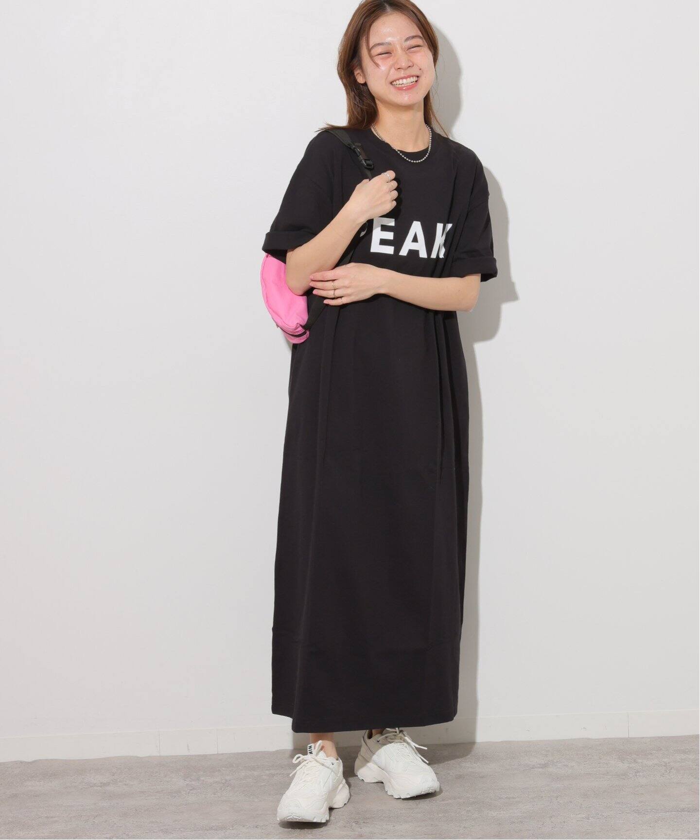 新品 ジャーナルスタンダードレリューム 別注 スノーピーク Tシャツワンピース 追加2》別注【Snow Peak/スノーピーク】Tシャツワンピース