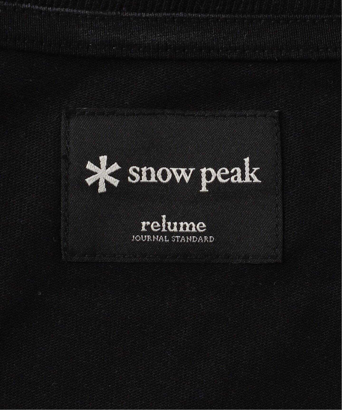 新品)SNOWPEAK × JOURNAL STANDARD 別注 ロンT L 追加2》別注【Snow Peak/スノーピーク】Tシャツワンピース
