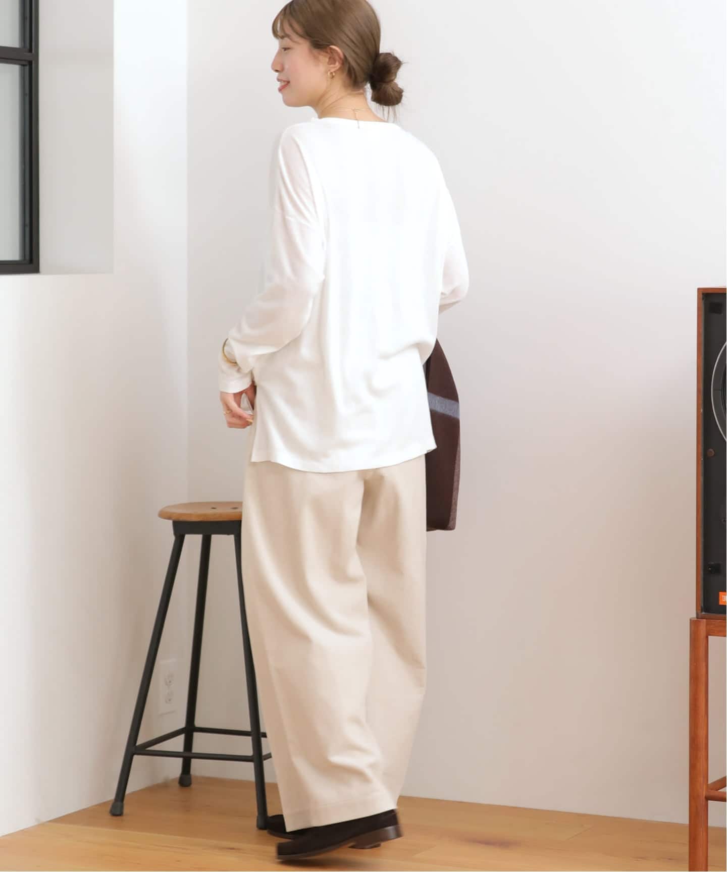 tシャツ 「追加3」別注「MILLER/ミラー」 Light Prib L/S：カットソー レディース 追加3》別注【MILLER/ミラー】 Light Prib L/S：カットソー（T