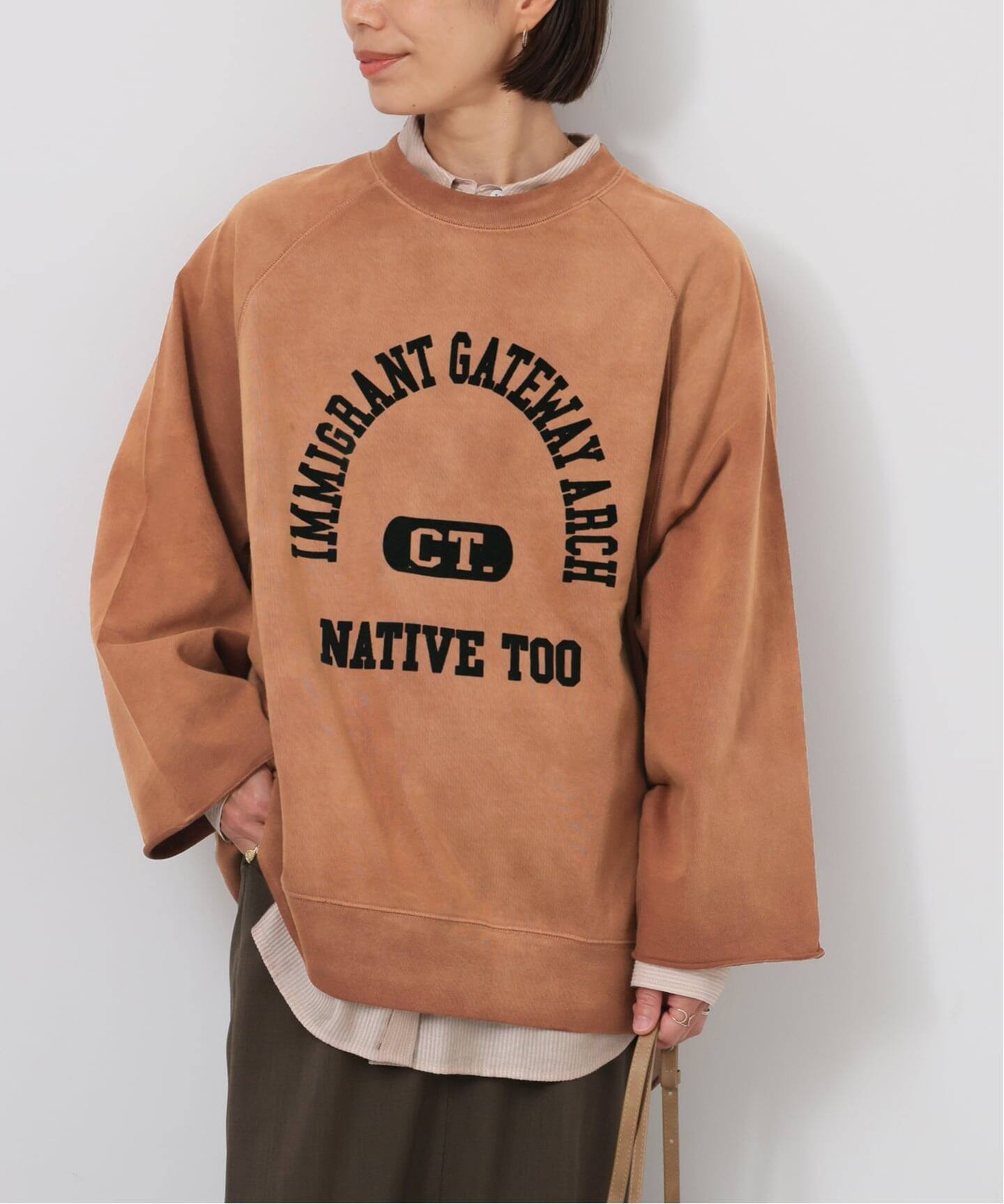 別注【GULFCOAST SPORTSWEAR】ラグランハーフスリーブスウェット（T 