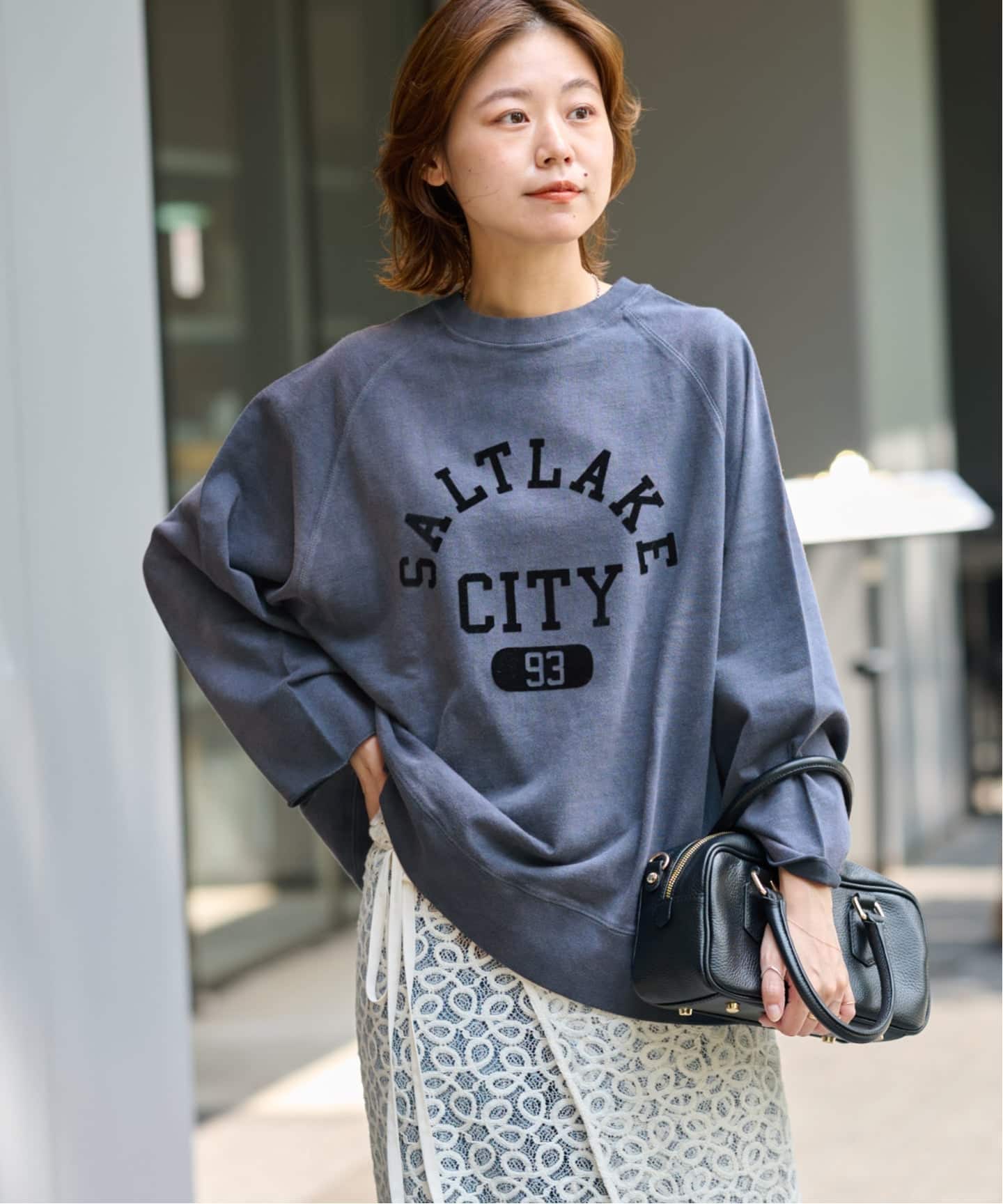 ジャーナルスタンダード レリューム（JOURNAL STANDARD relume）/別注【GULFCOAST SPORTSWEAR】ラグランハーフスリーブスウェット 別注【GULFCOAST SPORTSWEAR】ラグランハーフスリーブスウェット（T