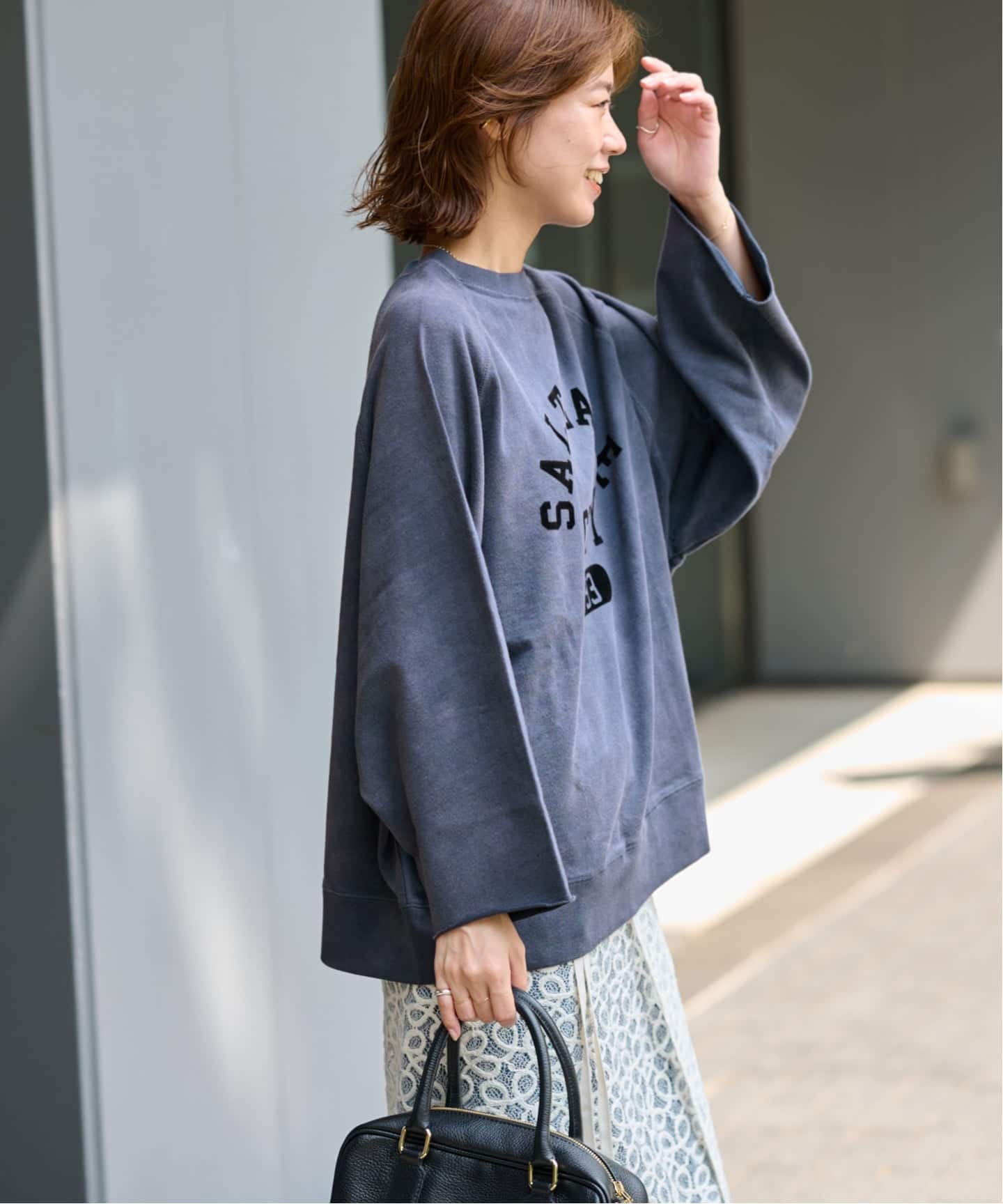JOURNAL STANDARD relume ラグランハーフスリーブスウェット 別注【GULFCOAST SPORTSWEAR】*relumeラグランハーフスリーブ