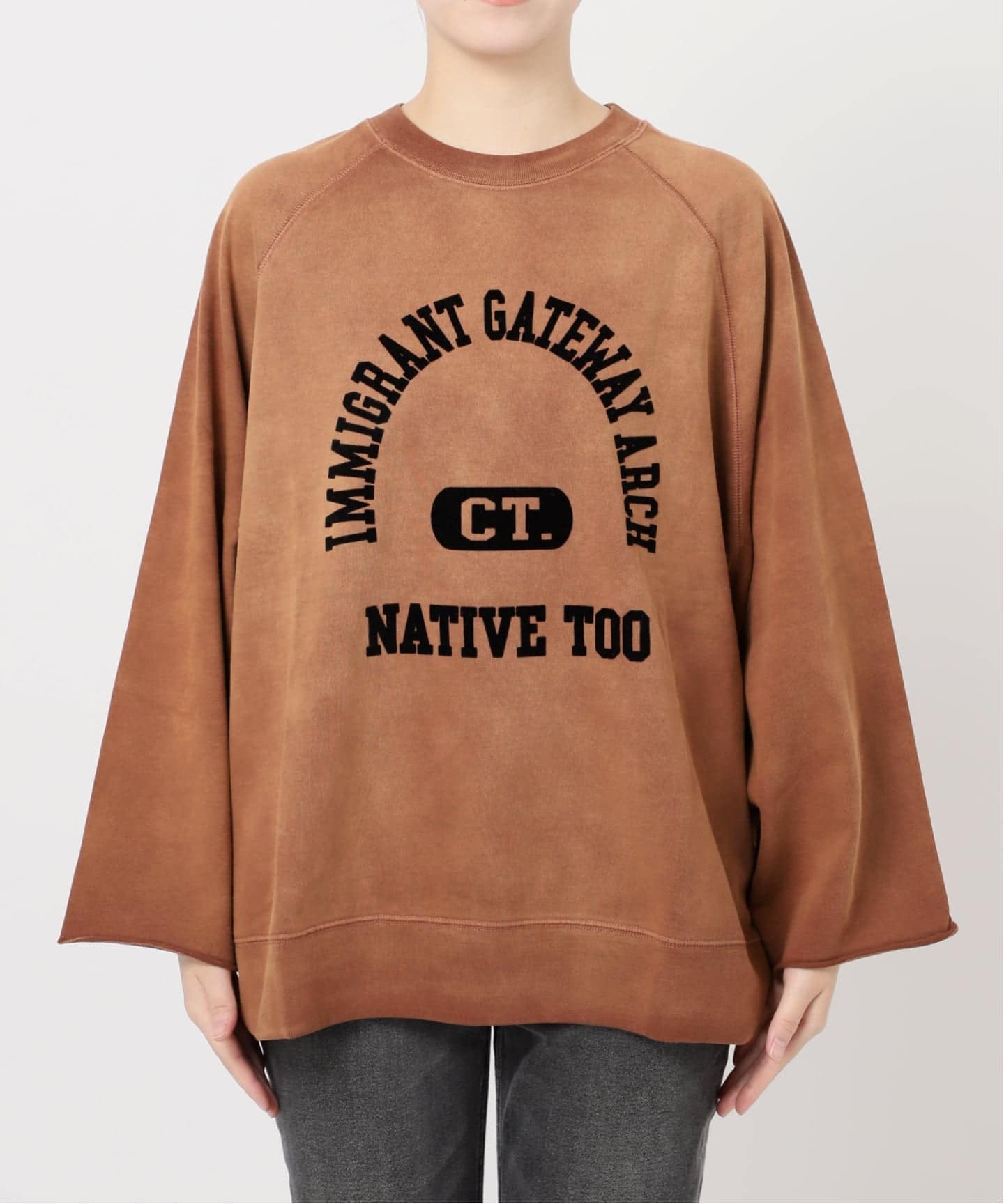 別注【GULFCOAST SPORTSWEAR】ラグランハーフスリーブスウェット