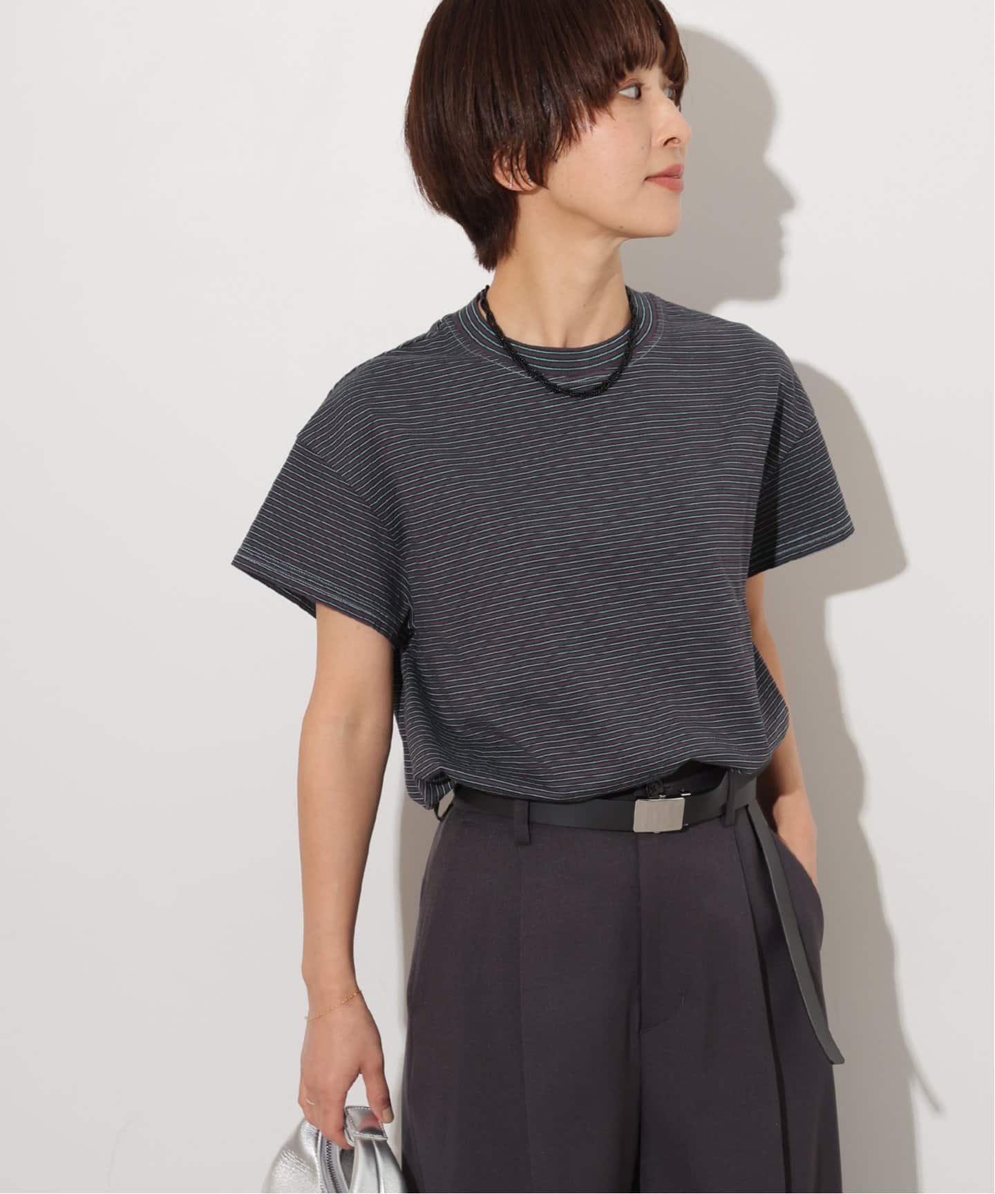 【みそママ】JOURNAL STANDARD relume JOURNAL STANDARD relume｜コットンミックスロゴロングスリーブ
