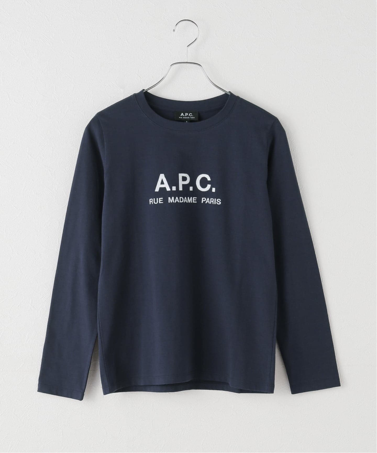 A.P.C. RUE MADAME PARIS スウェット S ネイビー Standard Rue Madame sweatshirt Unisex | A.P.C.