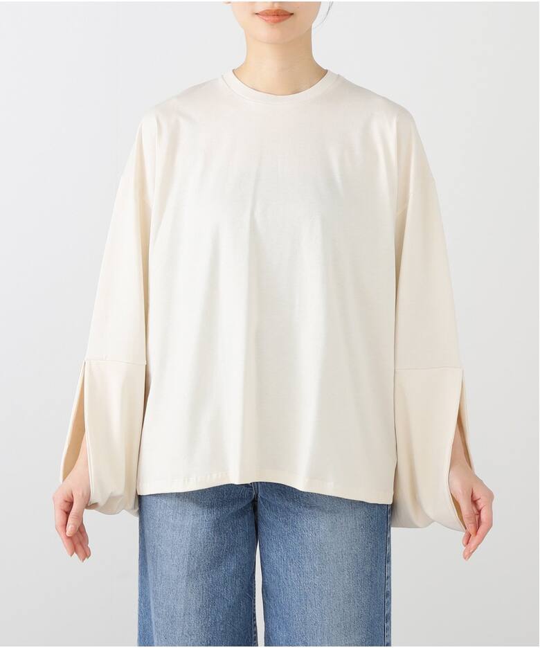 BASERANGE/ベースレンジ】HARBOUR LONG SLEEVE TEE：カットソー（T 
