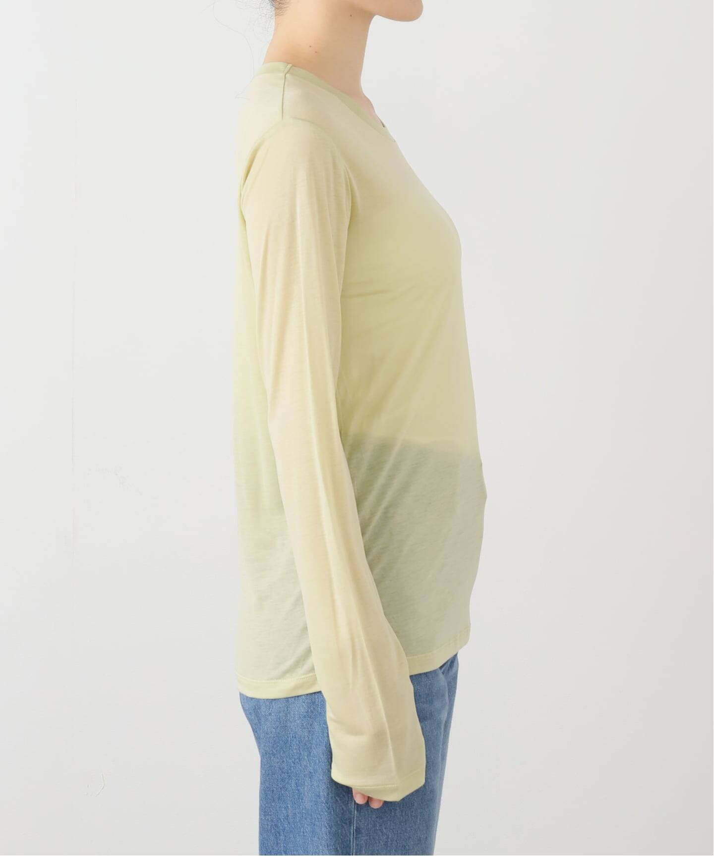 BASERANGE/ベースレンジ】LONG SLEEVE TEE：カットソー（Tシャツ
