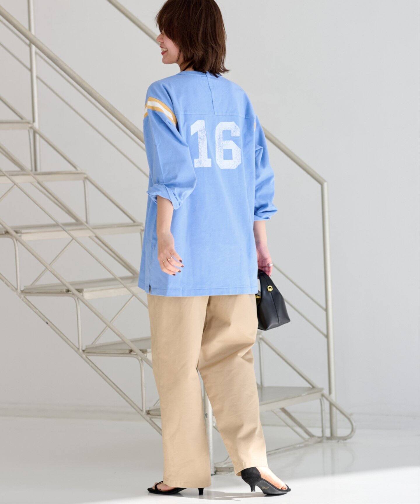 別注【MASON/メイソン】フットボールL/S：カットソー（Tシャツ