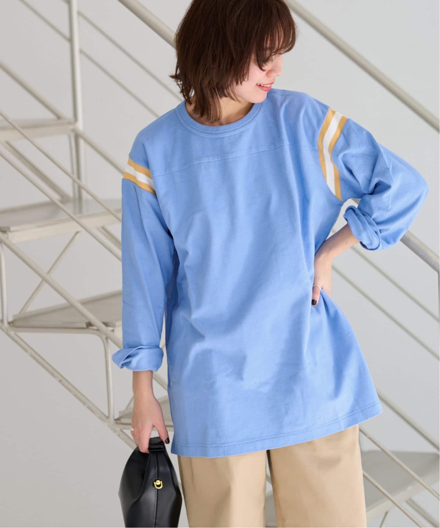 別注【MASON/メイソン】フットボールL/S：カットソー（Tシャツ