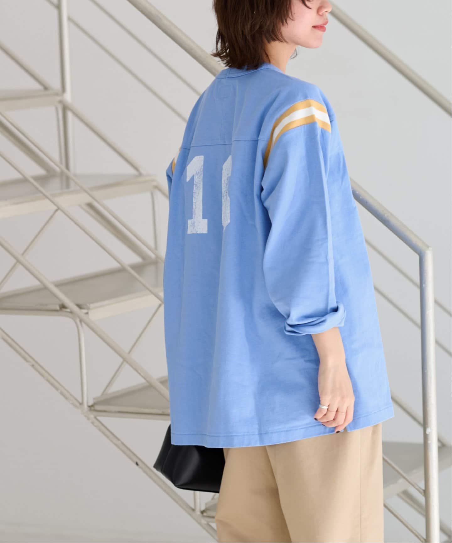 別注【MASON/メイソン】フットボールL/S：カットソー（Tシャツ