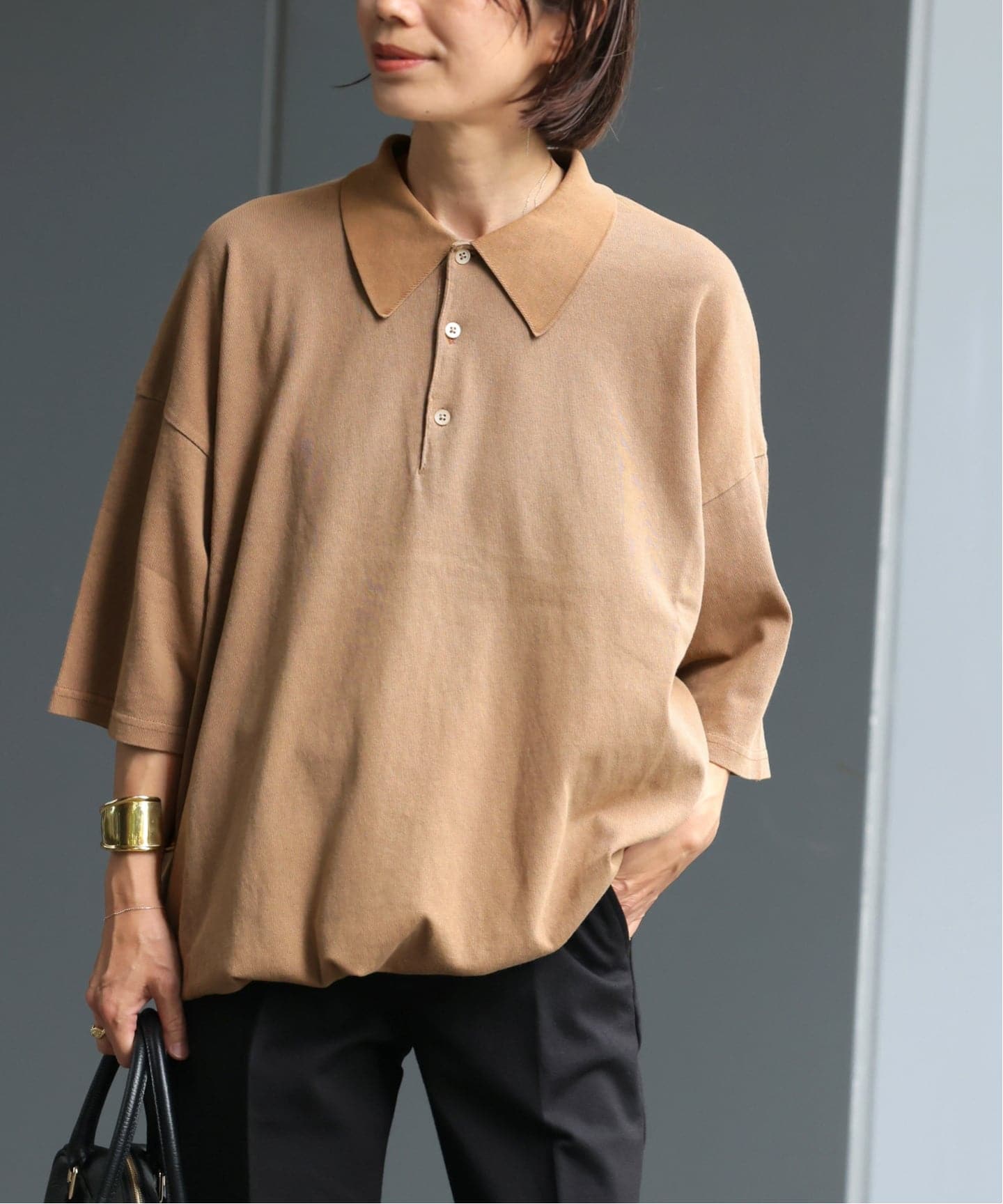 《予約》【STAR&STRIPE/スターアンドストライプ】シャーリングビッグポロT