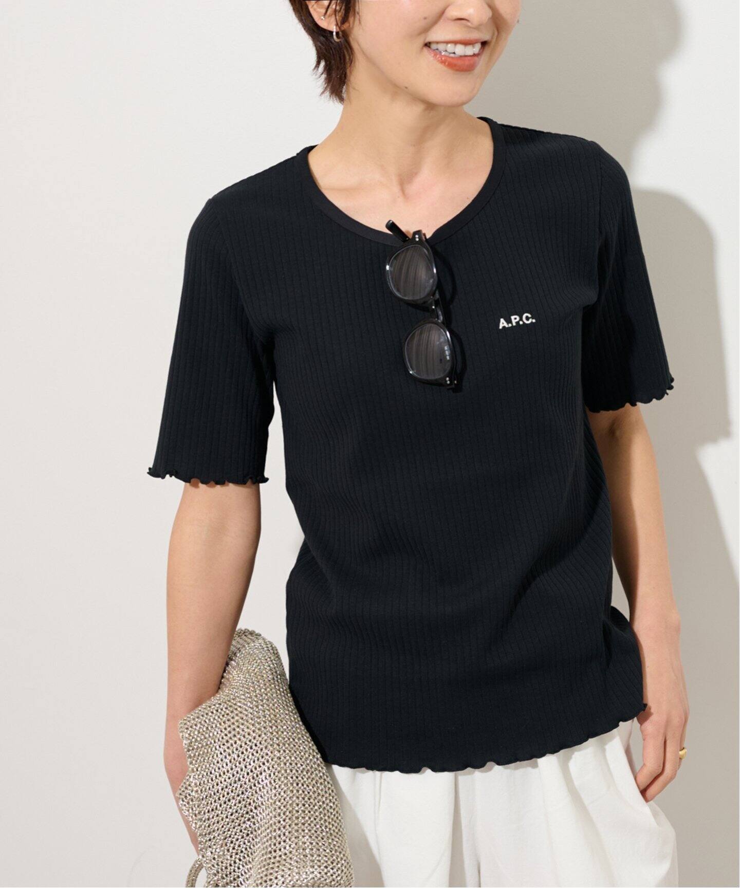 A.P.C./アー・ペー・セー】T-SHIRT TRACY-JERSEY：Tシャツ（Tシャツ  