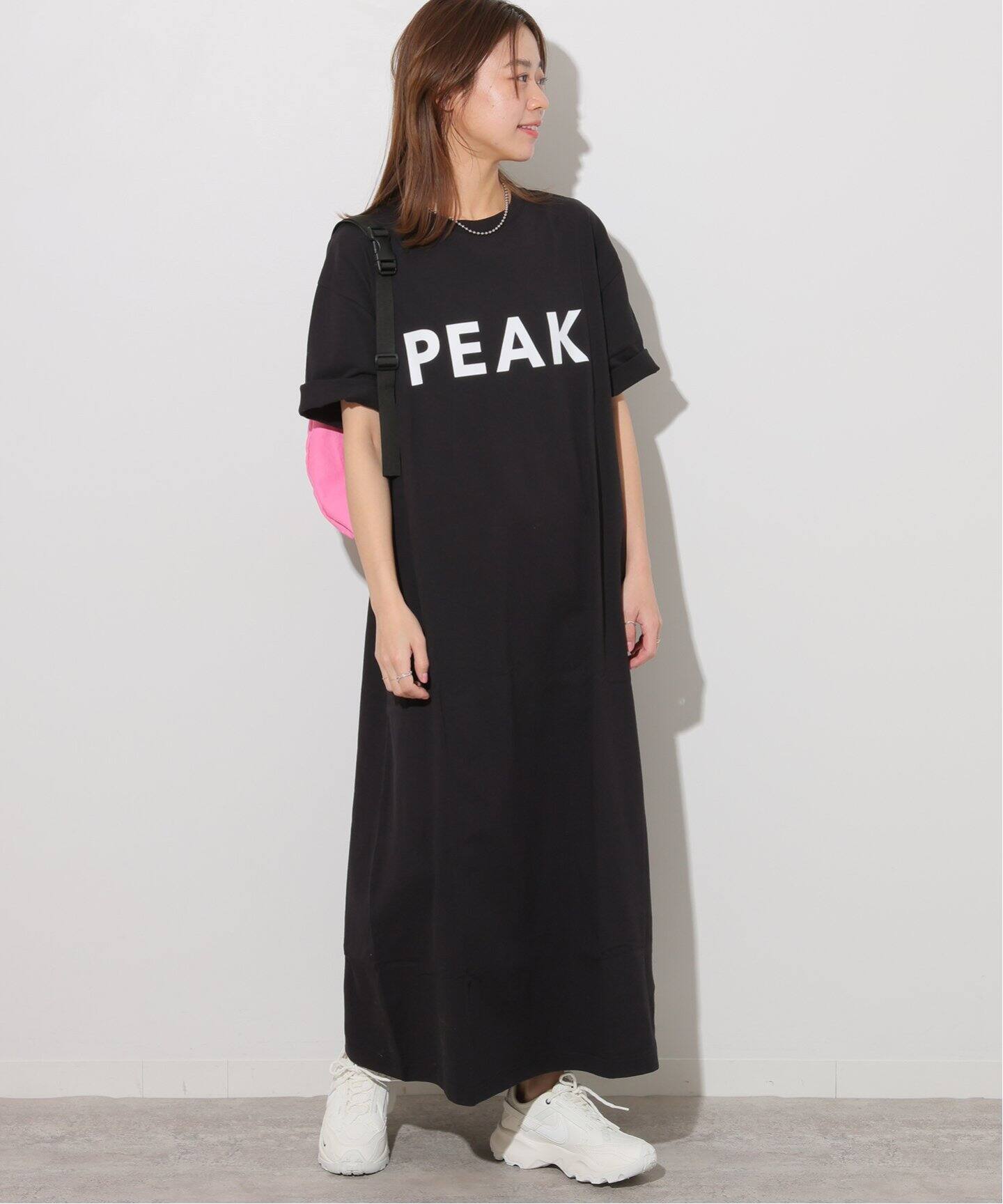 ジャーナルスタンダードレリューム☆Snow Peak別注ワンピース 追加2》別注【Snow Peak/スノーピーク】Tシャツワンピース