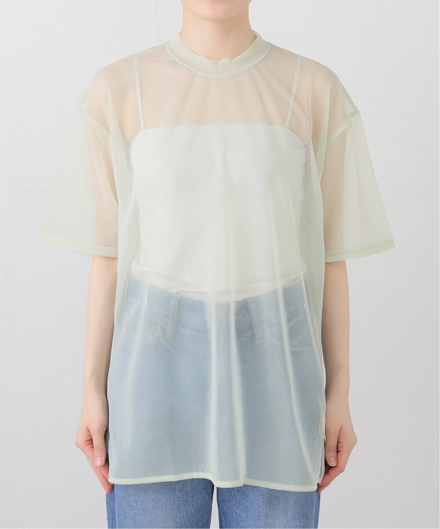 TODAYFUL/トゥデイフル】Halfsleeve Sheer T-shirts（Tシャツ
