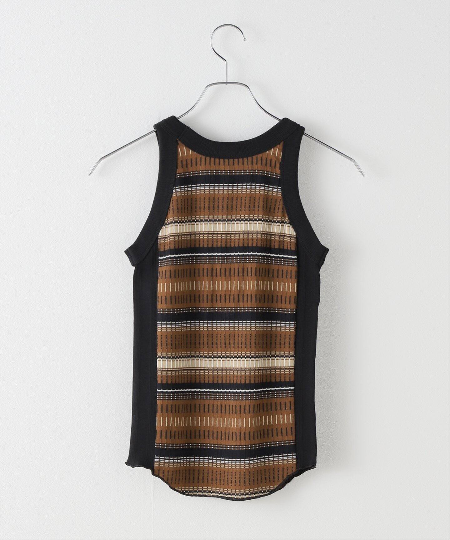 TODAYFUL/トゥデイフル】 Jacquard Border Tanktop（タンクトップ 