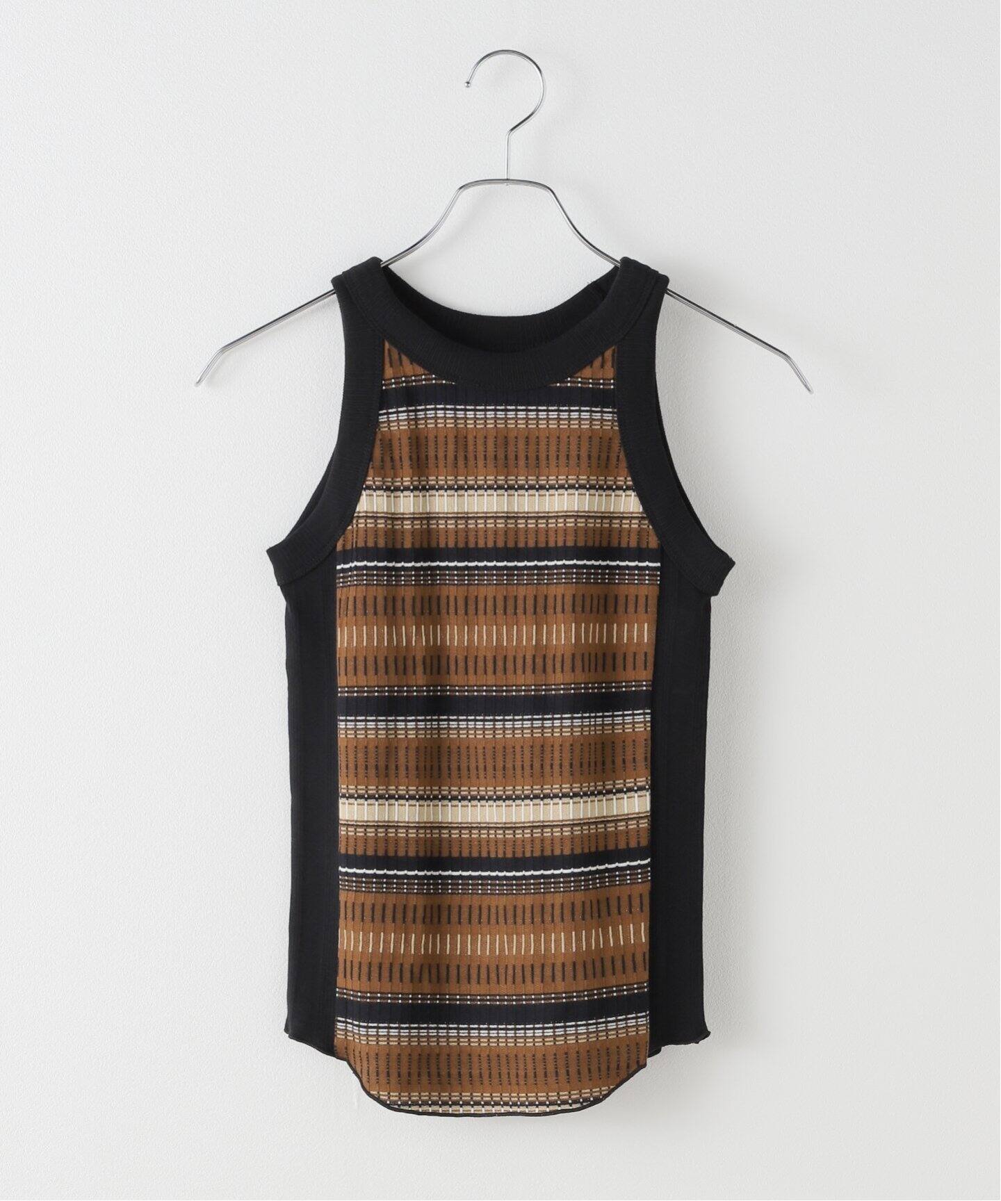 TODAYFUL/トゥデイフル】 Jacquard Border Tanktop（タンクトップ 