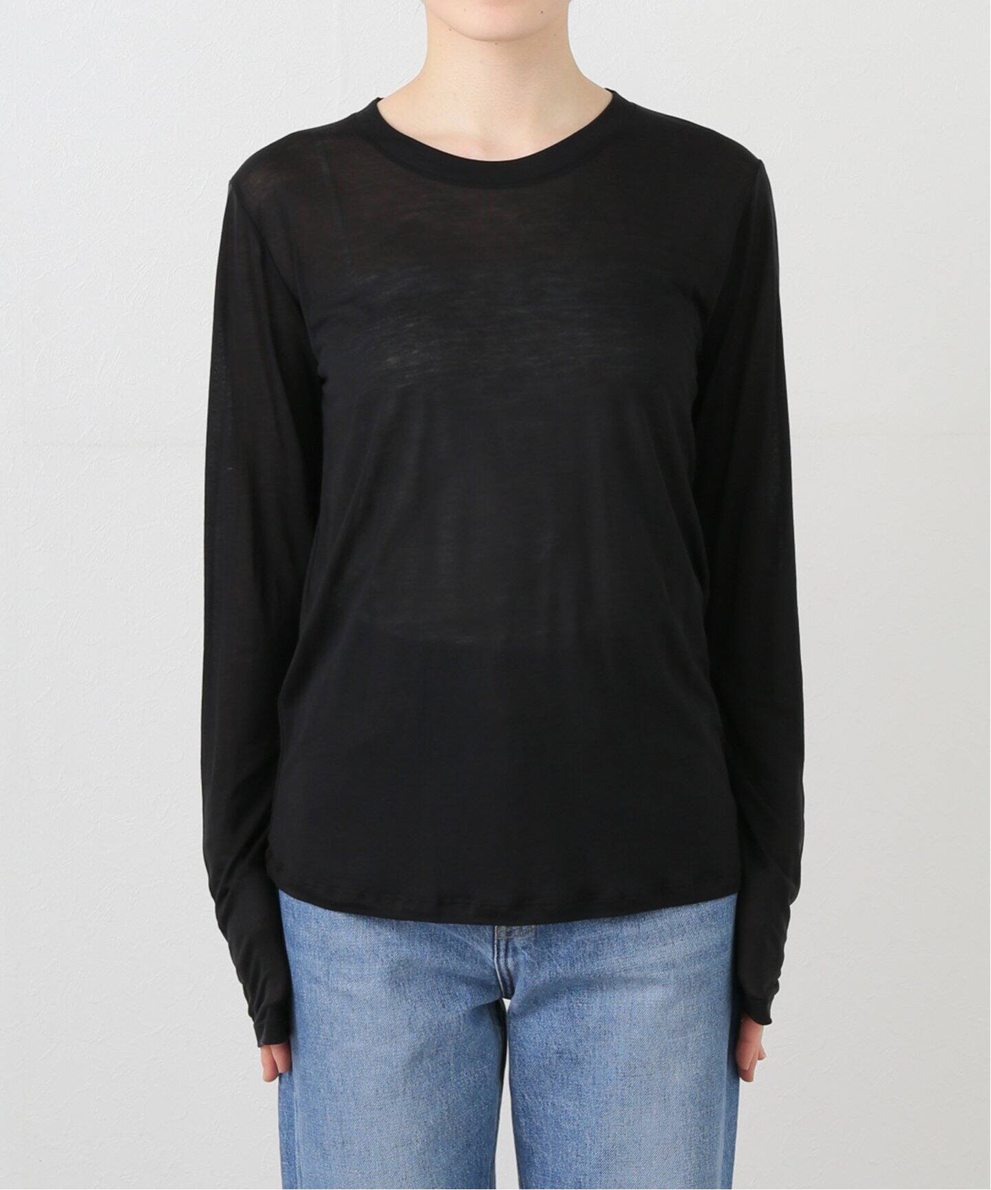 FRAMeWORK - BASERANGE ベースレンジ Long Sleeve Tee Black Baserange(ベースレンジ)/LONG SLEEVE TEE(ロングスリーブ