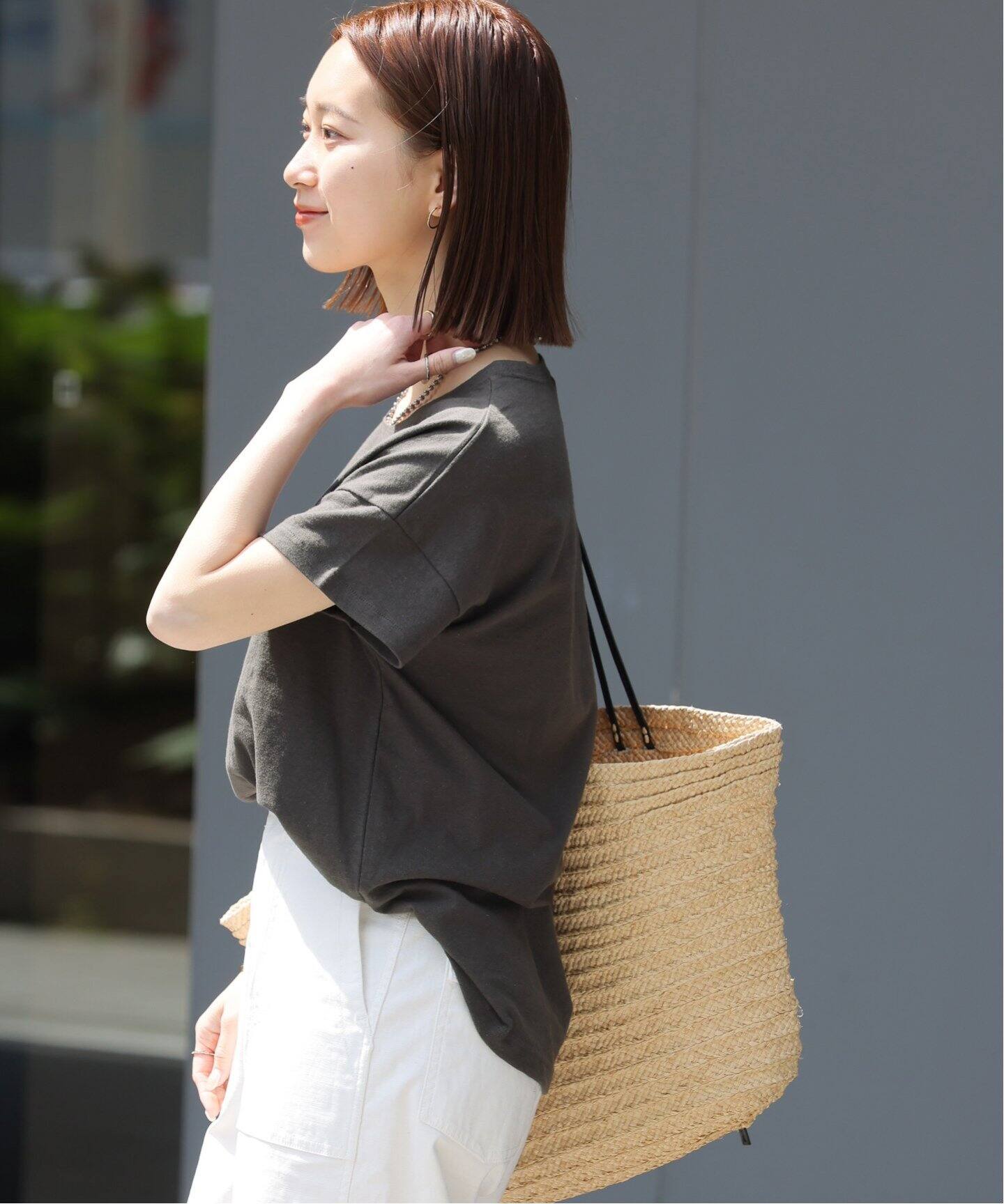 ジャーナルスタンダード ラフィテンジクTシャツ HOLIDAYS COMFORT/ホリデーズ コンフォート】ラフィテンジクTEE（T