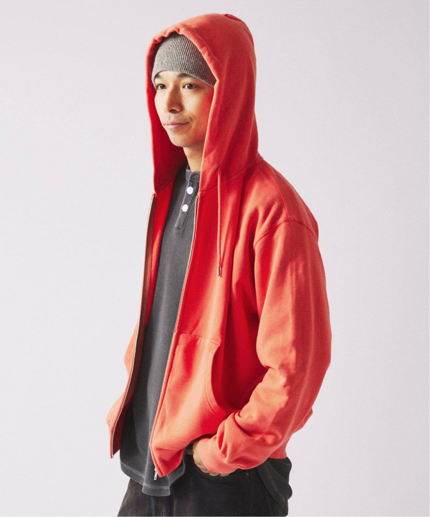 60's】ヴィンテージピグメント ジップ パーカー（パーカー