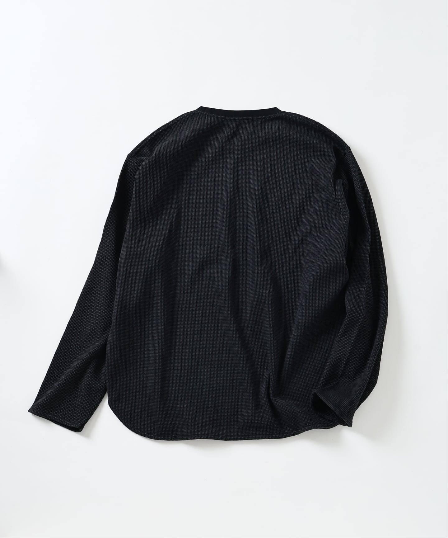レイヤード ラウンド サーマル ロングスリーブ Tシャツ（Tシャツ