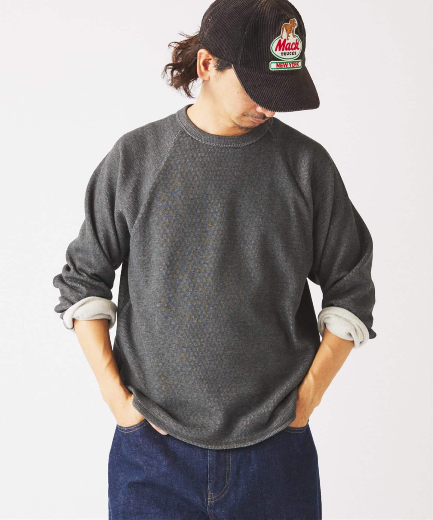 バックベロア サーマル クルーネック（Tシャツ／カットソー）｜JOURNAL