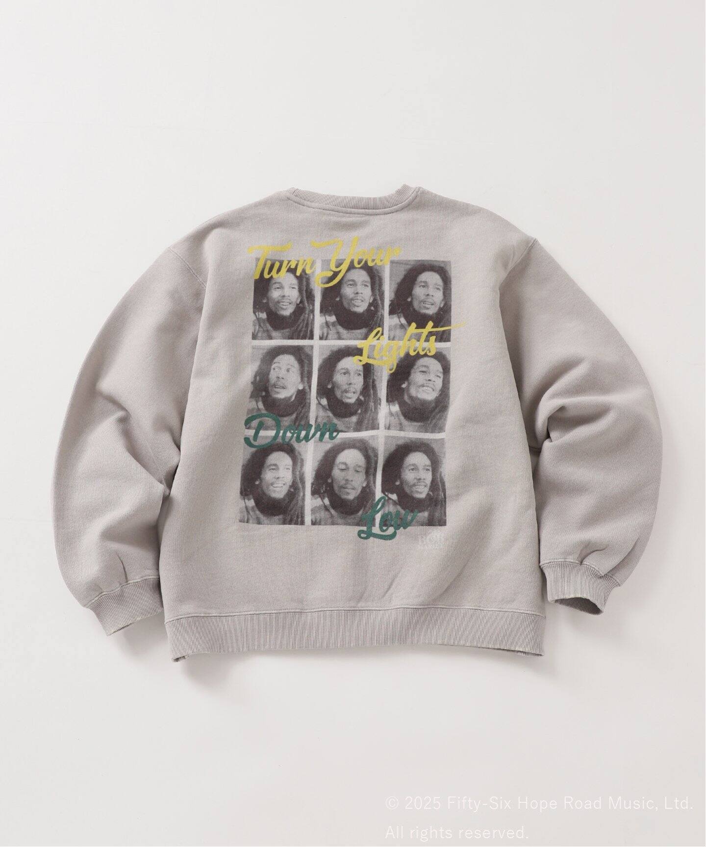 BOB MARLEY / ボブ・マーリープリント フェードスウェット