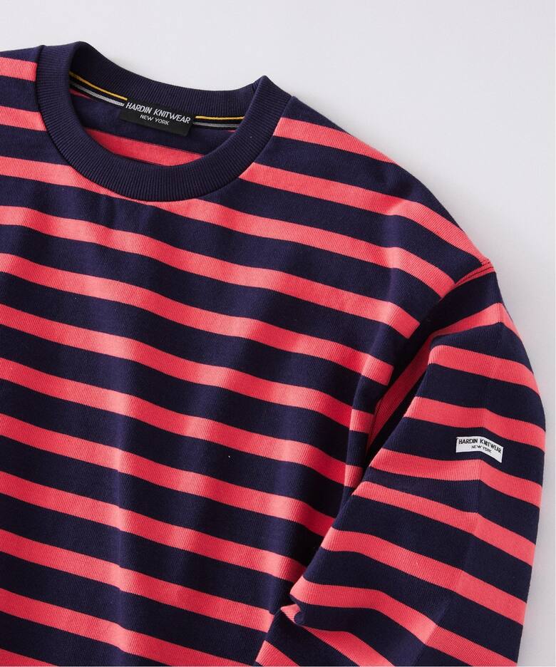 HARDIN KNITWEAR 別注 ヘビーオンスボーダー ロングスリーブTシャツ（T 