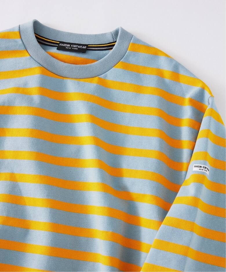 HARDIN KNITWEAR 別注 ヘビーオンスボーダー ロングスリーブTシャツ（T 
