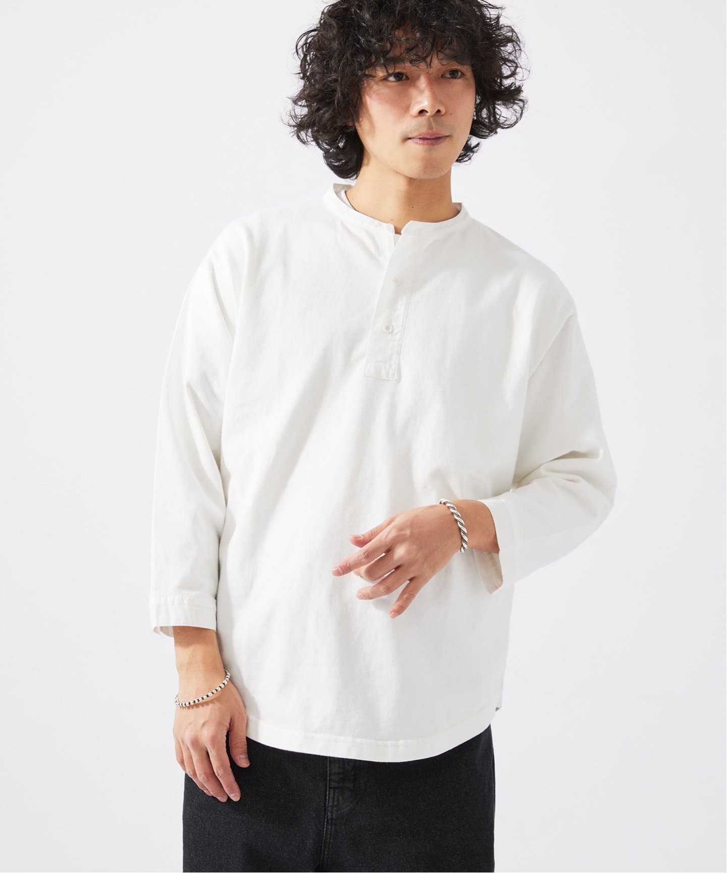 ARMY TWILL / アーミーツイル 別注 ヘンリーネックシャツ（Tシャツ