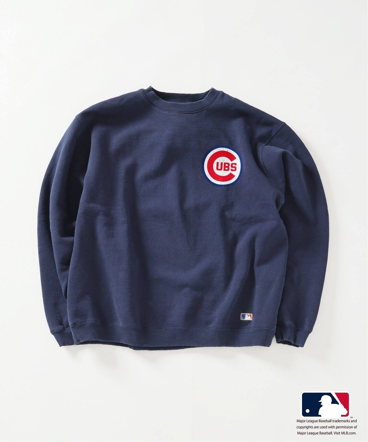 ジャーナルスタンダード　・JOURNAL STANDARDフェードロゴスウェット MLB / メジャーリーグベースボール 別注 プリント フェード