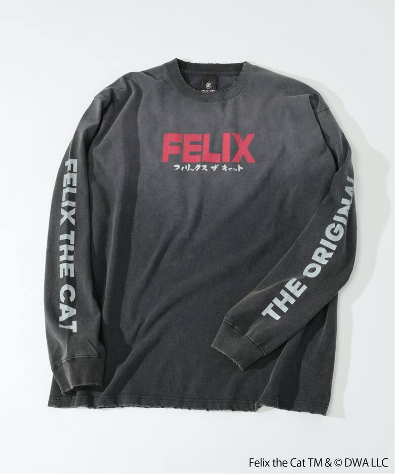 フィリックス・ザ・キャット × relume プリント ロング Tシャツ（T 