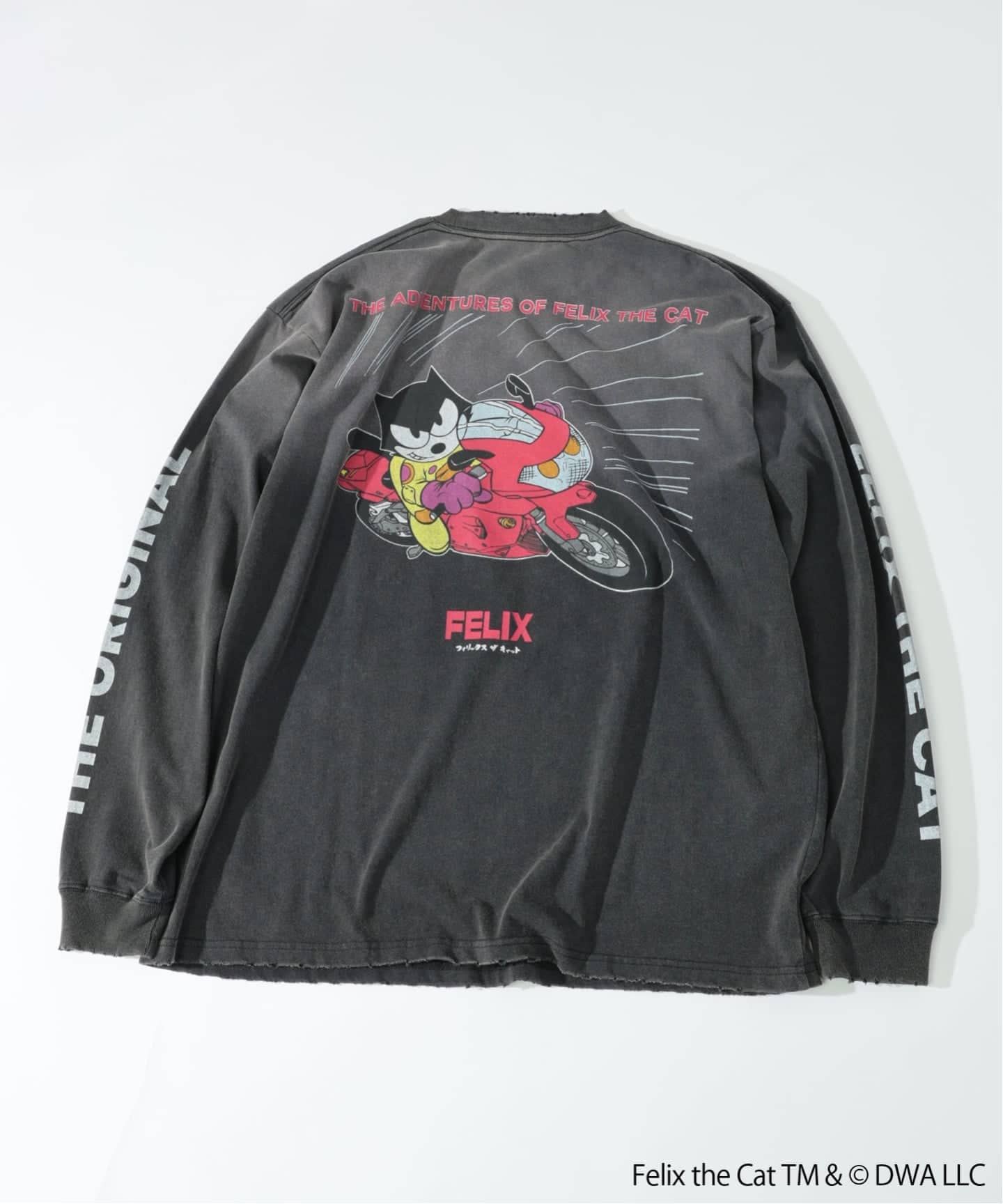 フィリックス・ザ・キャット × relume プリント ロング Tシャツ（T