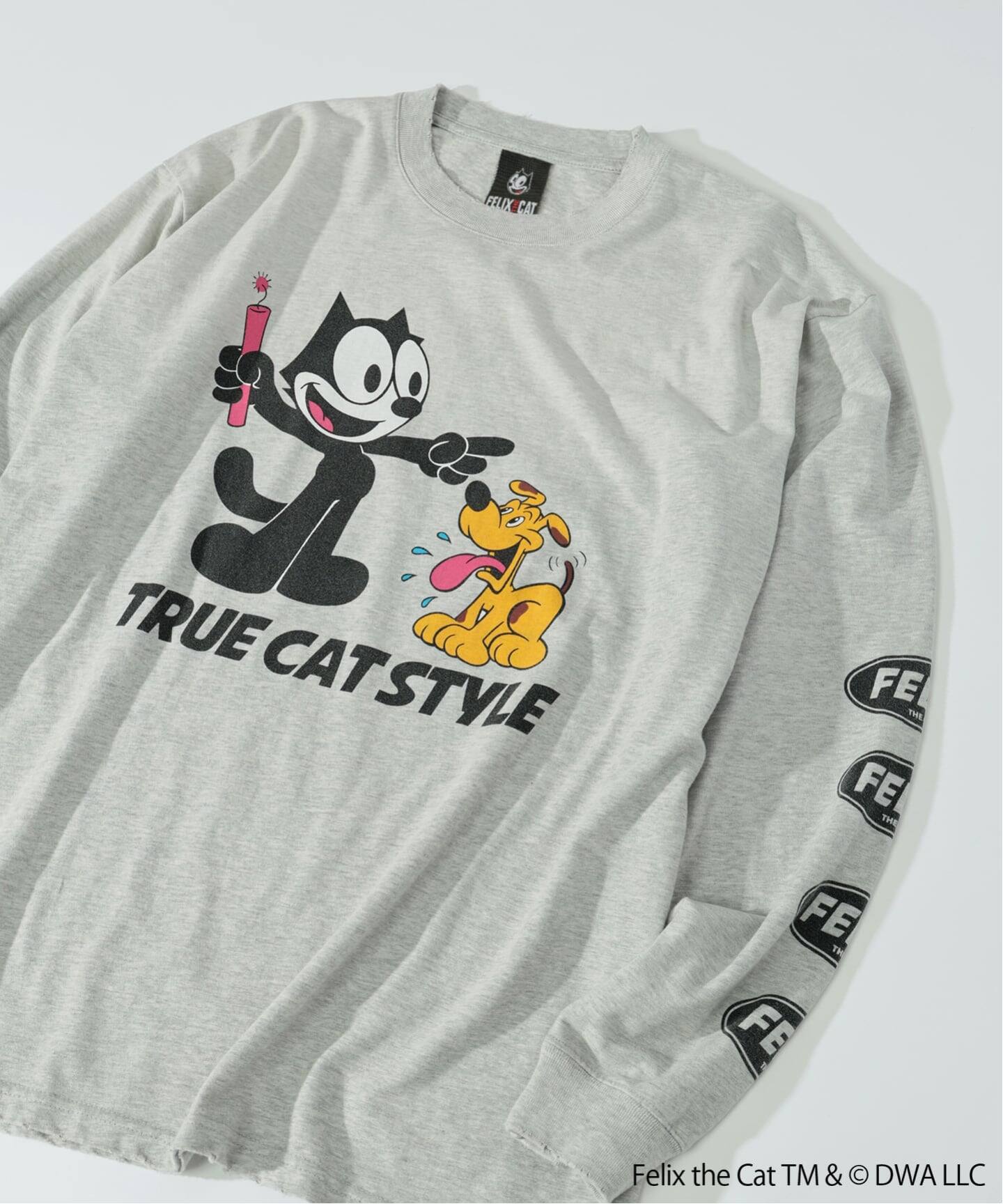 フィリックス・ザ・キャット × relume プリント ロング Tシャツ（T