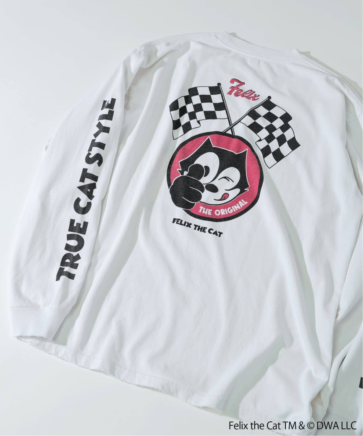 フィリックス・ザ・キャット × relume プリント ロング Tシャツ（T