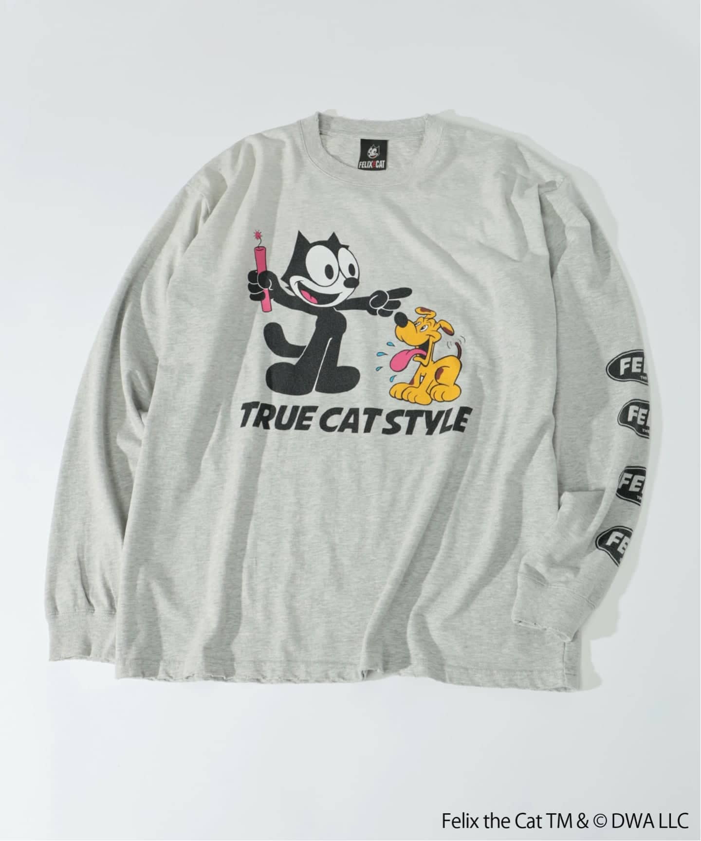 フィリックス・ザ・キャット × relume プリント ロング Tシャツ（T