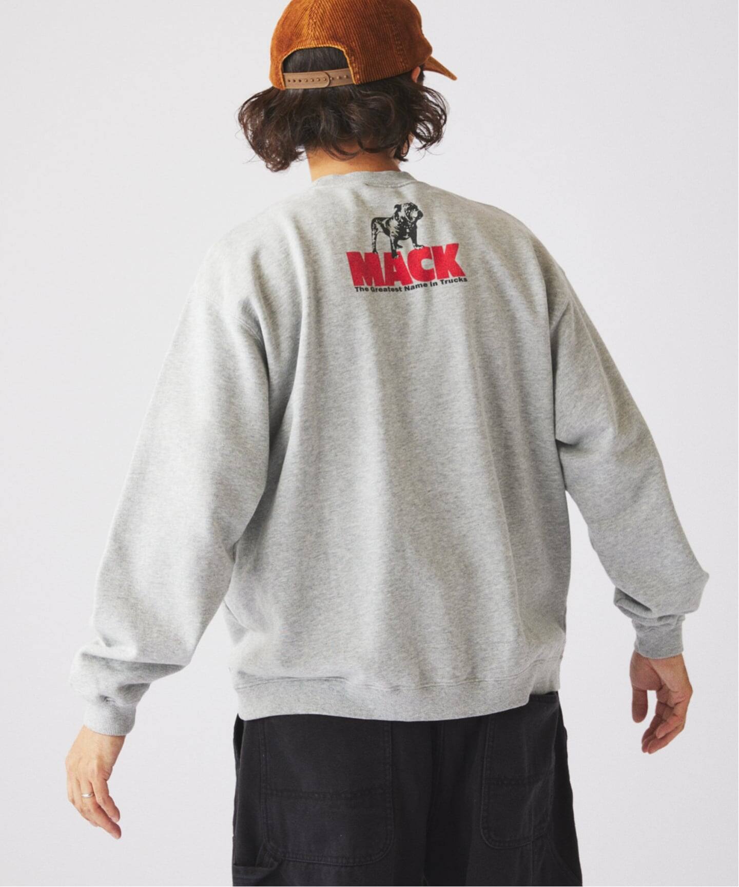 MACK TRUCKS / マック・トラックス 別注 フェード プリント スウェット