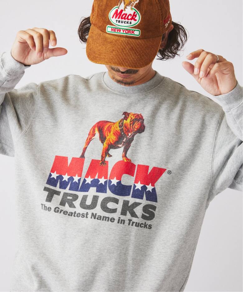 MACK TRUCKS / マック・トラックス 別注 フェード プリント スウェット 