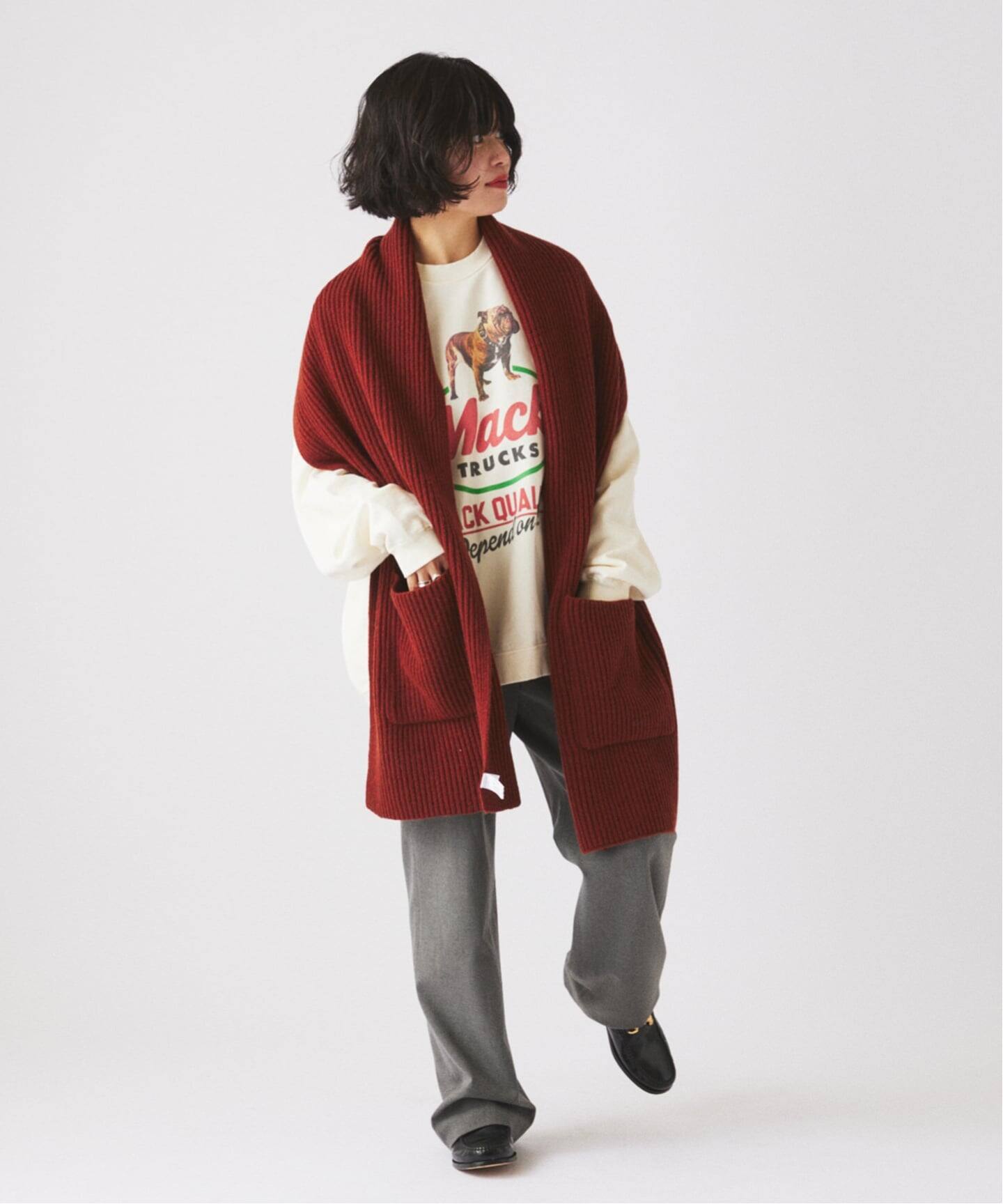 MACK TRUCKS / マック・トラックス 別注 フェード プリント スウェット