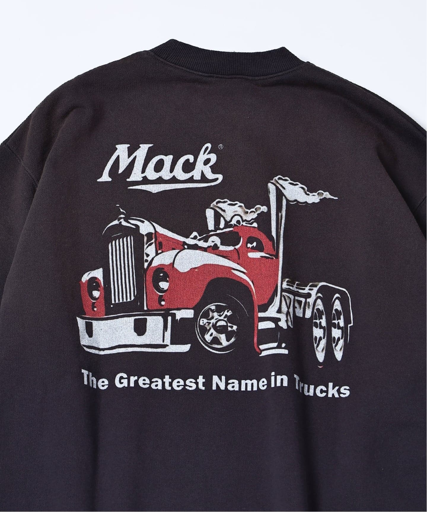 MACK TRUCKS / マック・トラックス 別注 フェード プリント スウェット