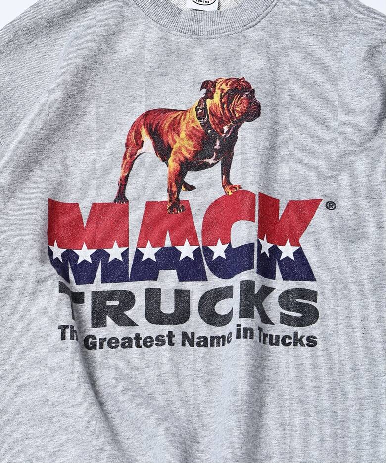 MACK TRUCKS / マック・トラックス 別注 フェード プリント スウェット 