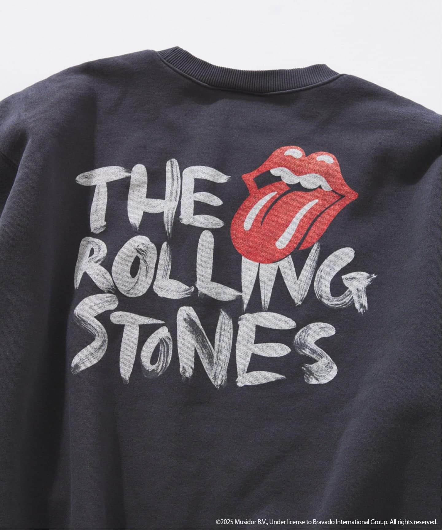 ローリング・ストーンズ スウェット ダークグレー THE ROLLING STONES / ローリングストーンズ 別注 プリントスウェット