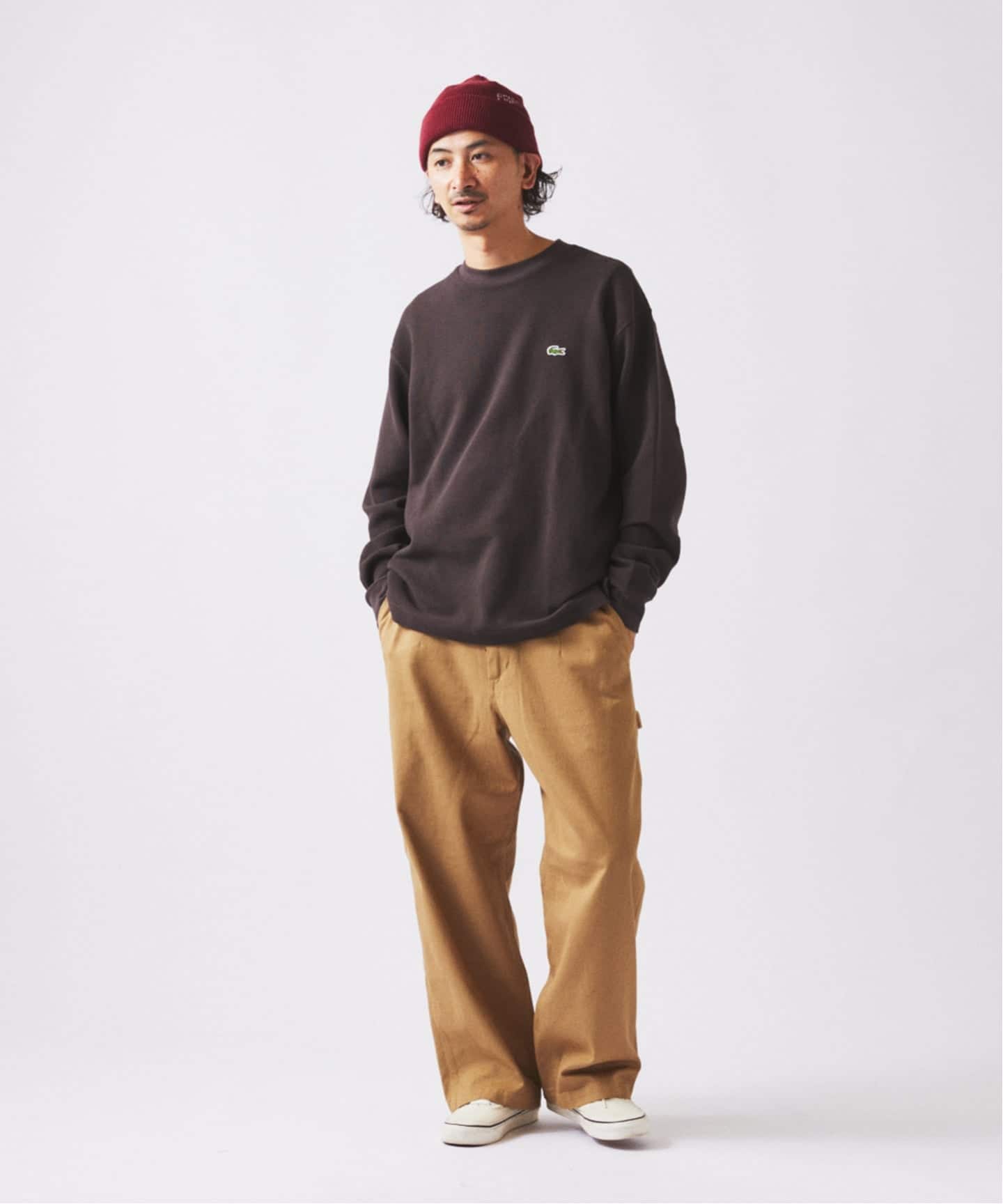 LACOSTE / ラコステ 別注 ヘビーピケ L/S Tシャツ（Tシャツ