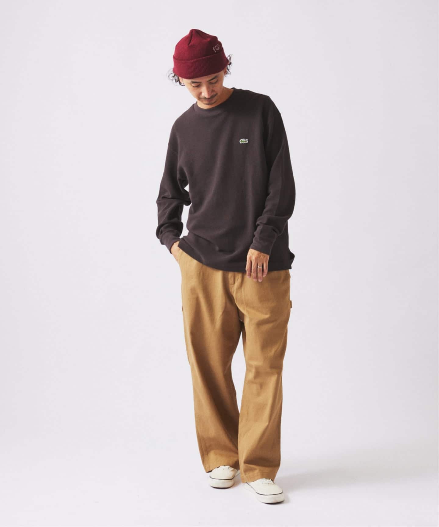 LACOSTE / ラコステ 別注 ヘビーピケ L/S Tシャツ（Tシャツ