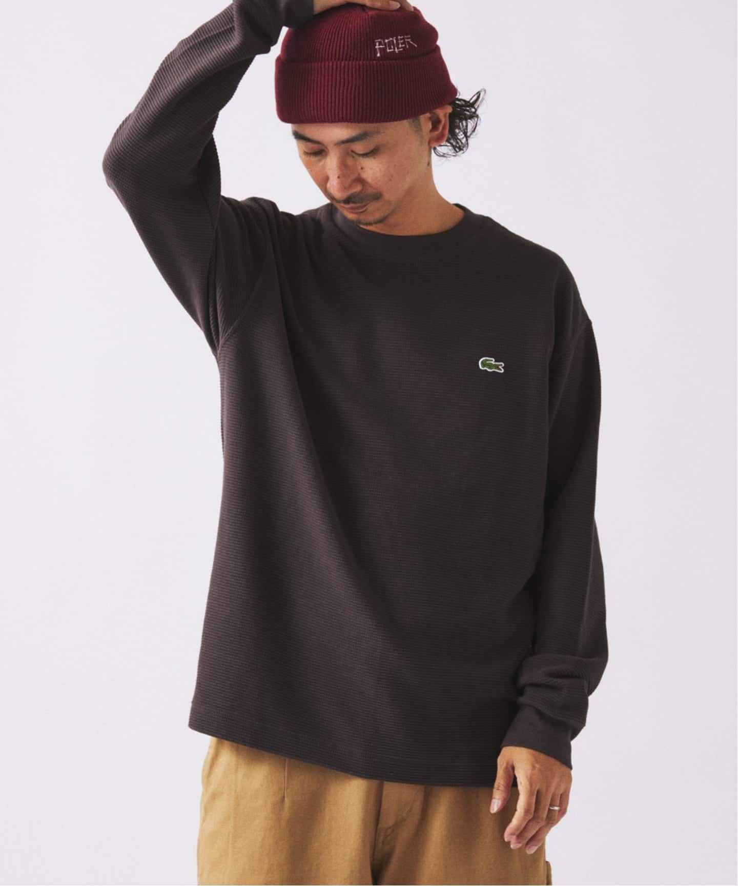 LACOSTE×JOURNAL STANDARD/別注ヘビーピケTシャツL 新品）LACOSTE×JOURNAL STANDARD/別注ヘビーピケTシャツL