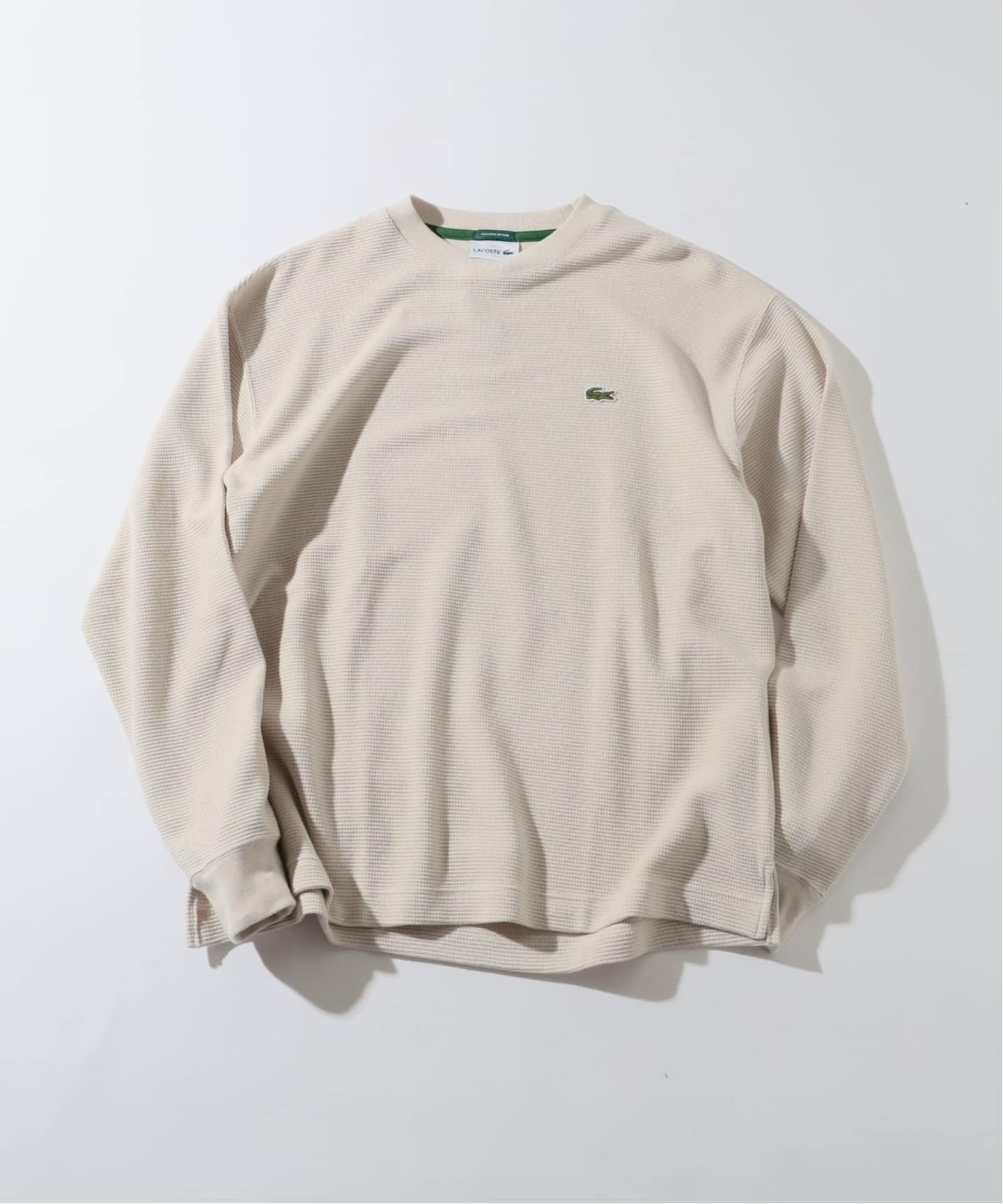 LACOSTE / ラコステ　別注 オーバーサイズ ヘビーピケ L/S Tシャツ セール】【LACOSTE / ラコステ】別注 オーバーサイズ ヘビーピケ