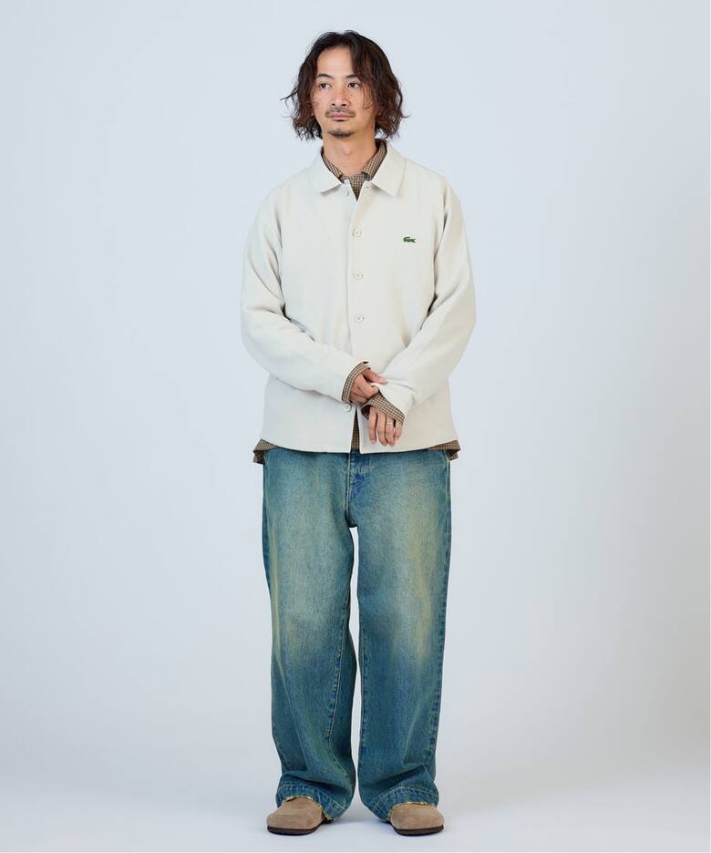 LACOSTE / ラコステ 別注 ヘビーピケ シャツ ジャケット（カーディガン 