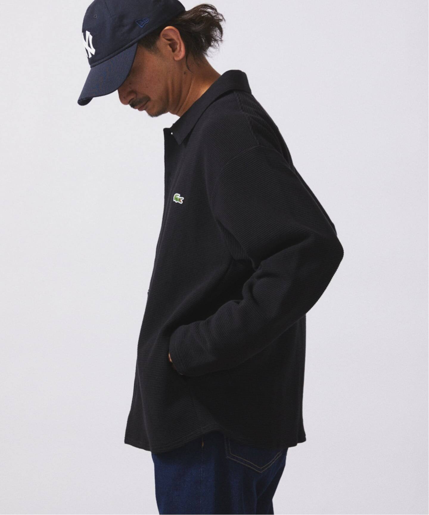 LACOSTE / ラコステ 別注 ヘビーピケ シャツ ジャケット（カーディガン
