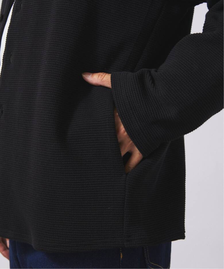 LACOSTE ジャージ ブラック/グレー/セットアップ モノグラムジャカード 